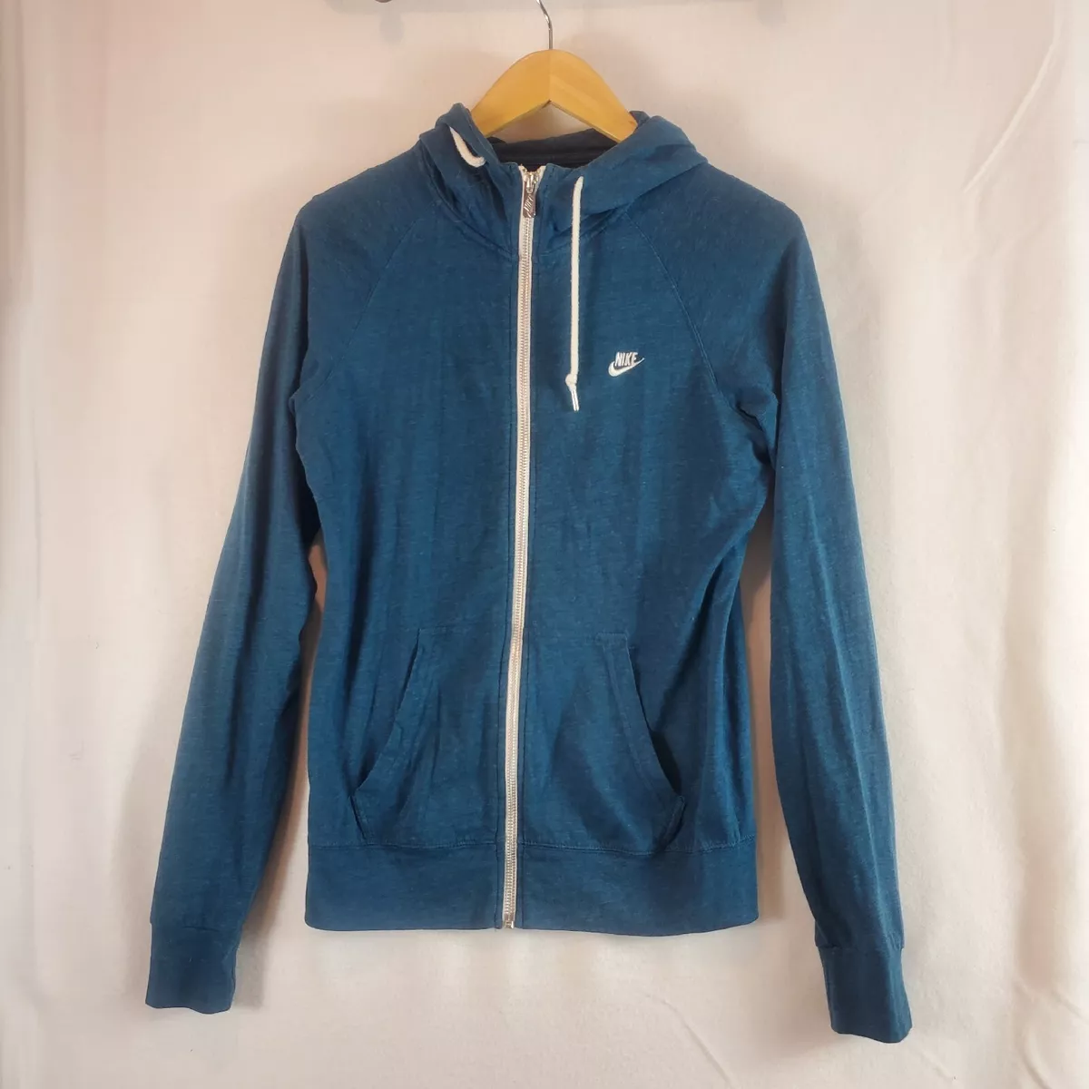 Nike women hoodie AW77 Time Out Full Zip Medium teal