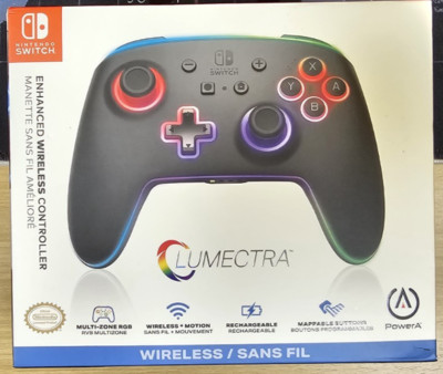 Power A Enhanced Wireless Controller With Lumectra Nintendo Switch 1522807-01