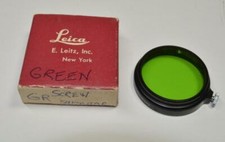 Leica GGr 32mm green filter Ernst Leitz GmbH Wetzlar Germany.w/box