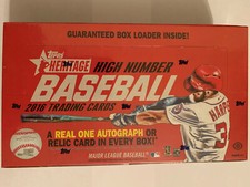 2016 Topps Heritage High Number Baseball Box - Hobby