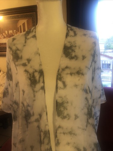 Ivy London NYC tie dye Kimono Black color One Size - Picture 3 of 8