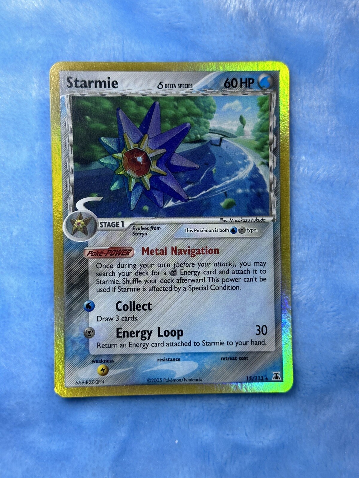 Starmie 15/113 EX Delta Species Holo Rare 2005 Pokemon Card VLP