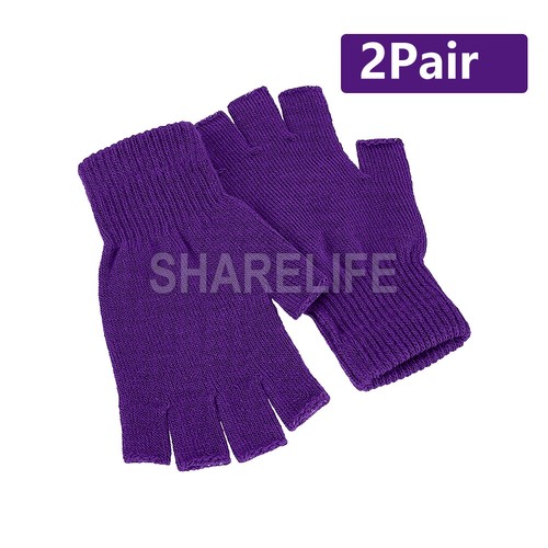 WINTER FINGERLESS GLOVES WOMEN MEN FASHION NEW HOT SELLING KNIT FASHION AUS - Picture 16 of 21