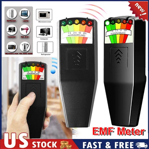 Magnetic Field Detector K2 EMF Meter KII Ghost Hunting Paranormal Equipment BLK - Picture 2 of 13