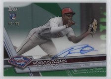 2017 Topps Clearly Authentic Auto Green 93/99 Roman Quinn #CAAU-RQ Auto ms9