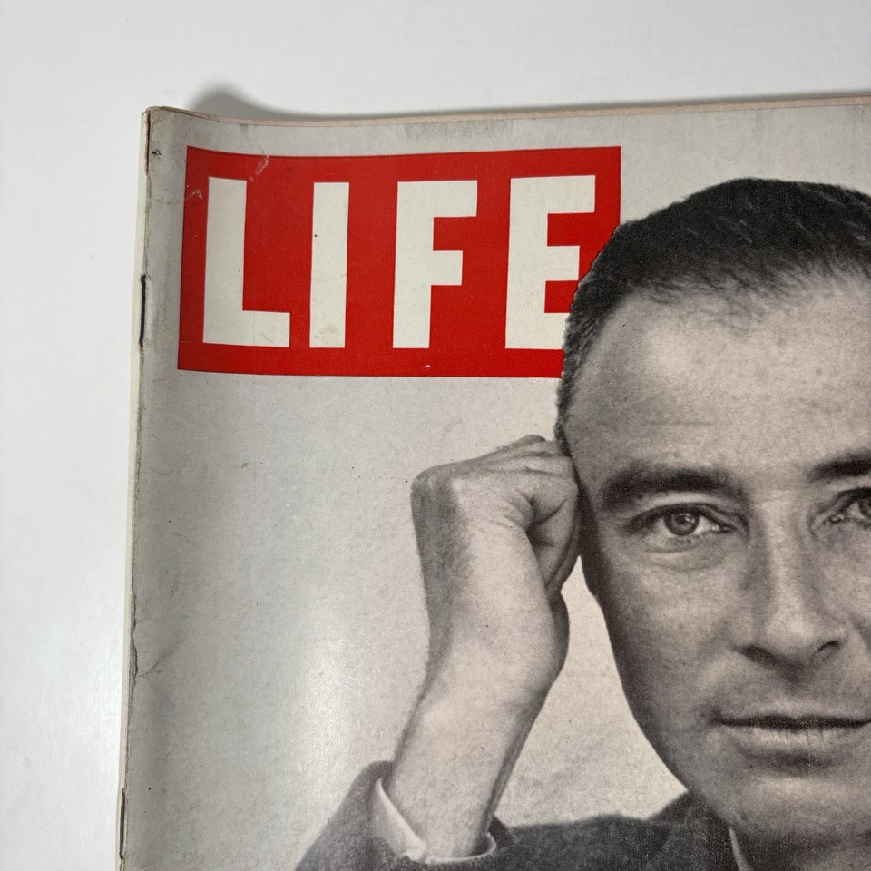 Life Magazine October 10 1949 Oppenheimer Atomic Bomb Energy Marilyn Monroe - Image 4 of 4