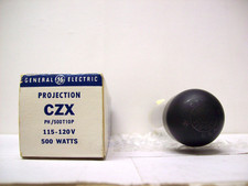 CZX DAB  Projector Projection Lamp Bulb 500W 115-120V GE  AVG 25-HR 