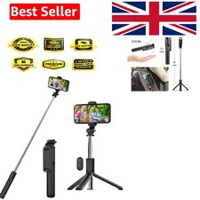 Extendable Selfie Stick Tripod with Wireless Remote - Perfect for Travelers