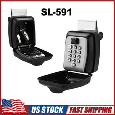 Upgrade Sl-591 Car Window Lock Box For Turo Car Key Lock Box Car Window