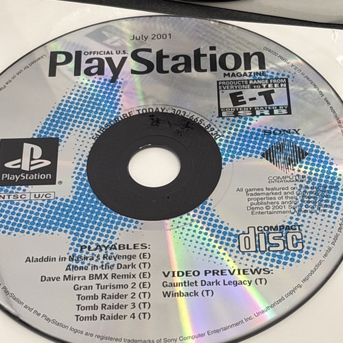 9 Official U.S. PlayStation Magazine Demo Discs (2000–2002) – 8 Sealed - Picture 6 of 17