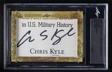 2018 Leaf Executive Collection Cut Signatures Gold 1/1 Chris Kyle Auto ur8