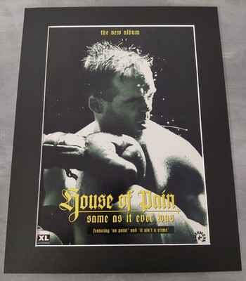 House Of Pain Same As It Ever Was Promo Original Album Advert Mounted 14x11''