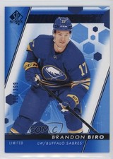 2022-23 SP Authentic Future Watch Limited Blue 306/399 Brandon Biro #177 0w8