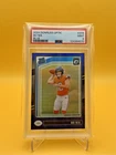 2024 Panini Donruss Optic Blue #209 Bo Nix Prizm /199 (RC) PSA 9