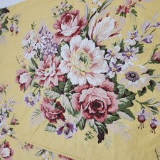 2 Vintage Ralph Lauren Sophie Brooke standard Pillowcase Yellow Floral
