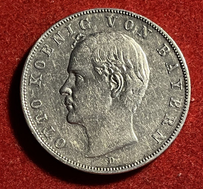 Bavaria 3 Mark 1913 Silver Coin KM#996 T11489