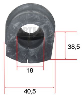 CORTECO 49367525 Stabiliser Mounting for NISSAN