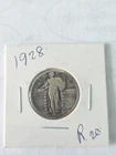 1928 Standing Liberty Quarter 25c Twenty Five Cent US Silver Coin *422