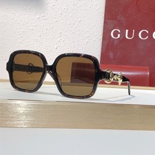 Gucci GG2215S Sunglasses Tortoise Square Brown Lens 57  16-140