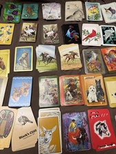 100 Vtg Playing Cards Swap Junk Journal Scrapbook Paper Craft Ephemera