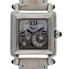 Chopard 27/8892-23 Happy sports WATCH white SS/leather QZ