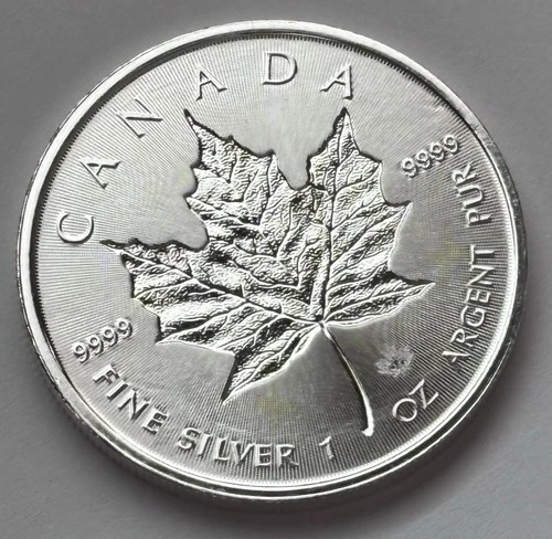 2018 1 Oz Silver Maple Leaf 5 Dollars .999 Fine