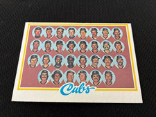 1978 CHICAGO CUBS TEAM #302 UNMARKED EXMT TOPPS  BASEBALL CARD