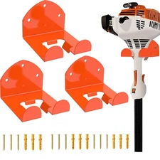 3x Weedeater Hanger Garage Organizer Trimmer Rack Wall Mounted for Grass Trimmer