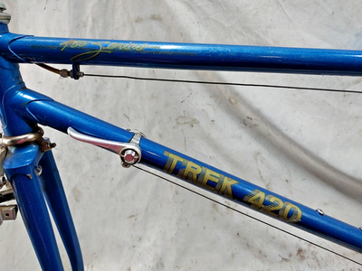 1984 Trek 420 WSD Road Bike Frame Set Small 54cm Steel Vintage