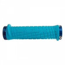ODI Troy Lee Designs Dual Lock On Aqua w/ Blue Clamps 143mm