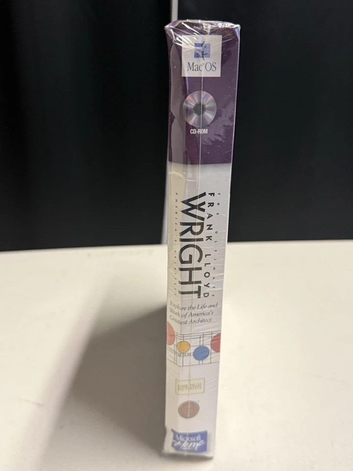 NEW RARE The Ultimate Frank Lloyd Wright MacOS CD-ROM Microsoft Home 1995 SEALED - Image 2 of 4