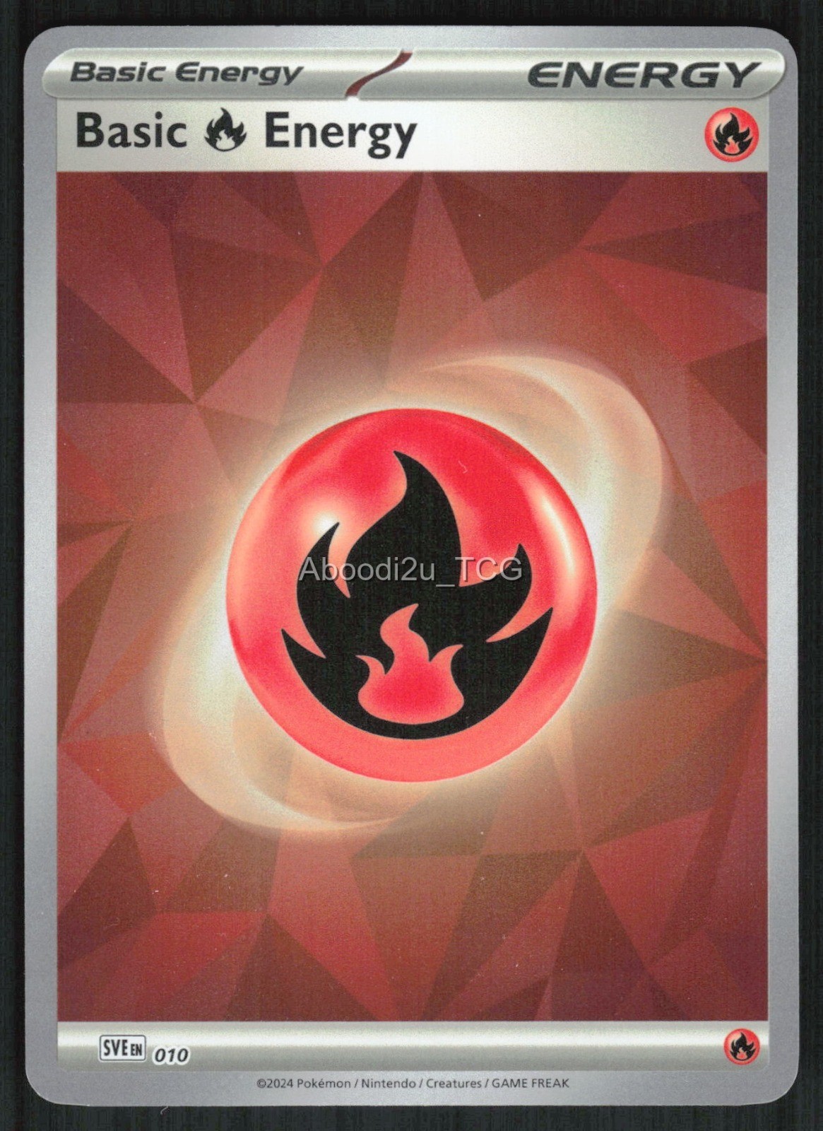 Basic Fire Energy Common SVE: Scarlet & Violet Energies 010 NM