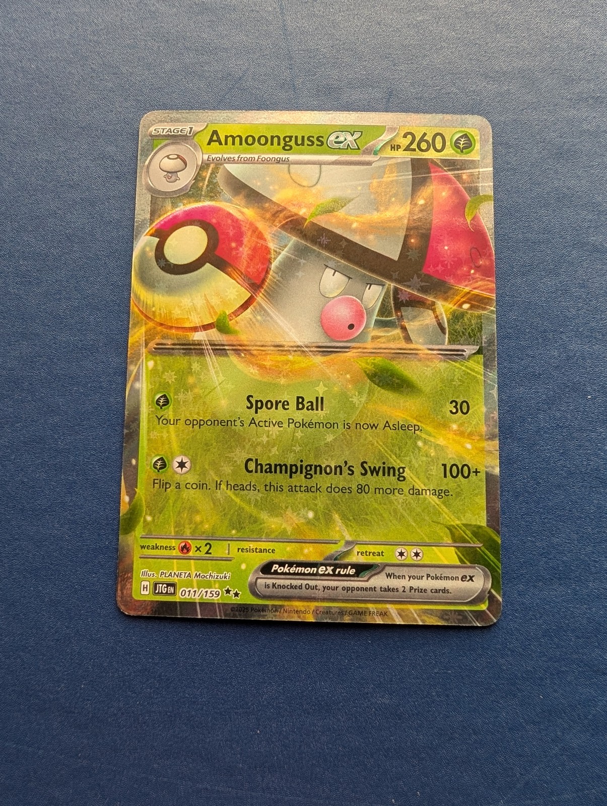 Pokemon Amoonguss ex: Journey Together #11 - MT