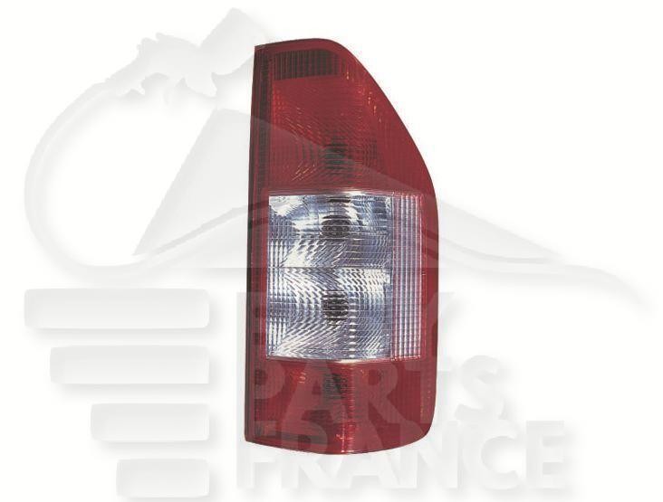 Feu arrière-droit blanc/rouge Mercedes Sprinter pour restaurer votre utilitaire