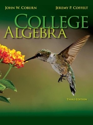 College Algebra by Jeremy Coffelt (English) Hardcover Book