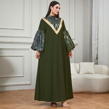 Loose Abaya Long Dress Muslim Women Elegant Turkey Kaftan Formal Prom Party Robe