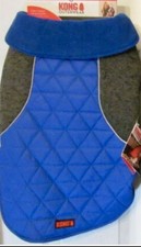 BRAND NEW Kong Outerwear Quilt Snit Jacket Blue Large 20"-23" Back