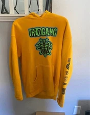 Rare GloGang Hoodie Mens Large Yellow Pullover Gloyalty 300 Chief Keef  