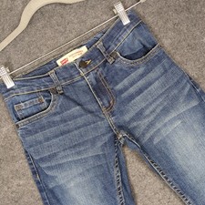 Levis 511 Slim Performance Boys Blue Jeans Size 10 Reg W25 L25 Medium Wash