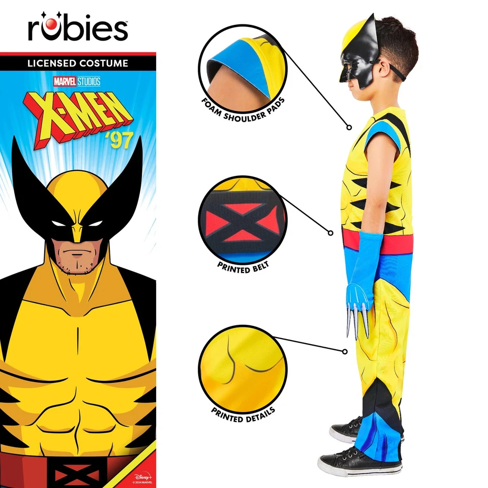 Rubie's 1001398-XS Disfraz Wolverine Classic Inf Costume, Multicoloured, 5-6 ... - Image 3 of 4