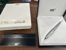 MONTBLANC Meisterstuck Solitaire Stainless Steel II LeGrand 146 Fountain Pen 18K