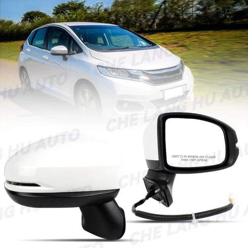 For 2015-2020 Honda  Right Passenger Side White Mirror Assembly W/ Turn Lamp