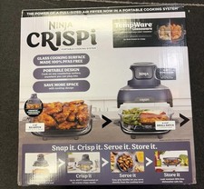 Ninja Crispi Glass Air Fryer Cooking Station in Cyberspace, Brand New