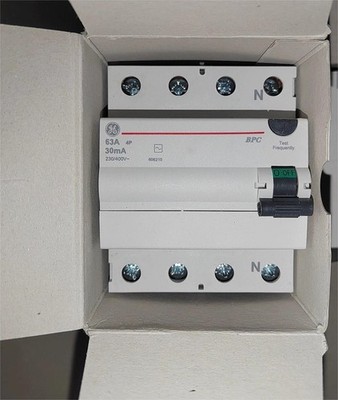      4P63A  BPC463/030  4P  63A 30mA  230/400V  NEW IN OPEN BOX DHL #E10