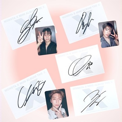 MONSTA X - THE X - Signed Cards from MX Official US Store
