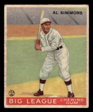 1933 Goudey Baseball #35 Al Simmons VG *f1