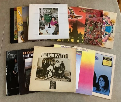 12 CLASSIC ROCK ALBUMS. Zeppelin-Blind Faith-Catfish-Mountain and More  KRK COL.