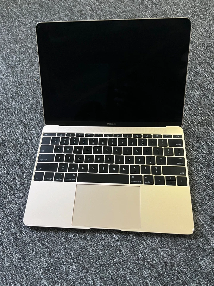 Apple MacBook gold 12inch with broken screen - Image 2 of 4
