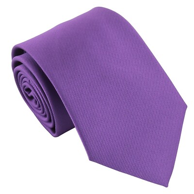  Mauve lila schlichte Köper formelle Hochzeit moderner Stil klassische Herrenkrawatte von DQT