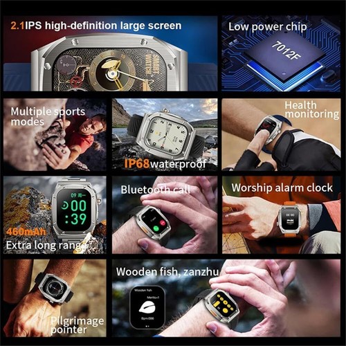 2025 Smart Watch Men/Women Waterproof Smartwatch Bluetooth For iPhone Samsung - Picture 3 of 19